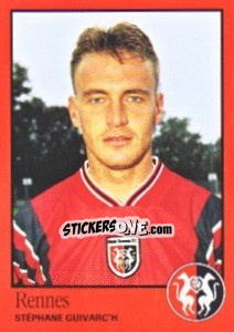 Sticker Stéphane Guivarc'h - FOOT 1996-1997 - Panini