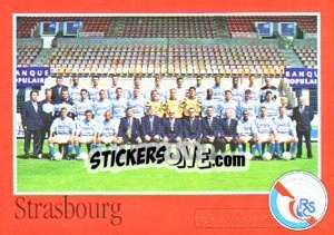 Sticker Équipe de Strasbourg - FOOT 1996-1997 - Panini