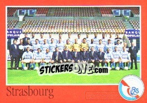 Figurina Équipe de Strasbourg - FOOT 1996-1997 - Panini