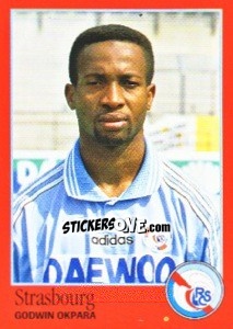 Figurina Godwin Okpara - FOOT 1996-1997 - Panini