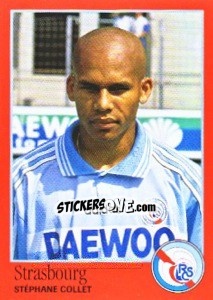 Sticker Stéphane Collet - FOOT 1996-1997 - Panini