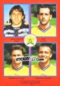 Figurina Jean-Philippe Foret / Jean Acedo / Franck Granger / Philippe Correia - FOOT 1996-1997 - Panini