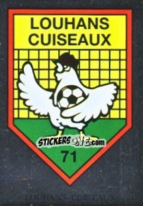 Sticker Écusson de Louhans-Cuiseaux - FOOT 1996-1997 - Panini