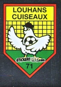 Sticker Écusson de Louhans-Cuiseaux - FOOT 1996-1997 n. 337 - Panini