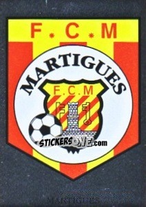 Sticker Écusson de Martigues - FOOT 1996-1997 - Panini