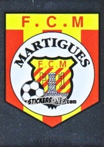 Sticker Écusson de Martigues - FOOT 1996-1997 n. 338 - Panini
