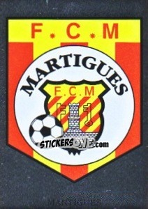 Figurina Écusson de Martigues - FOOT 1996-1997 - Panini