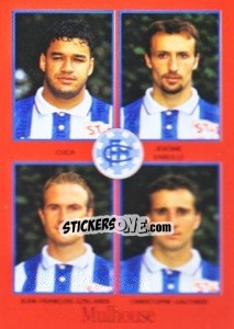 Sticker Cuca / Jérôme Vareille / Jean-François Szklarek / Christophe Gauthier - FOOT 1996-1997 n. 348 - Panini