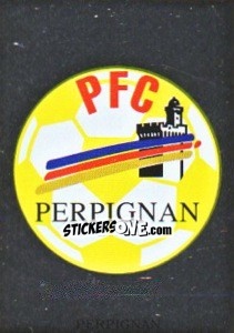 Sticker Écusson de Perpignan - FOOT 1996-1997 n. 350 - Panini