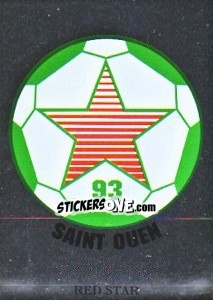Sticker Écusson du Red Star - FOOT 1996-1997 n. 351 - Panini