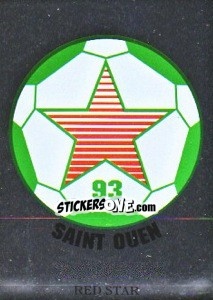 Sticker Écusson du Red Star - FOOT 1996-1997 - Panini