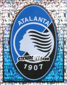 Figurina Atalanta emblem - Calcio 1997-1998 - Merlin