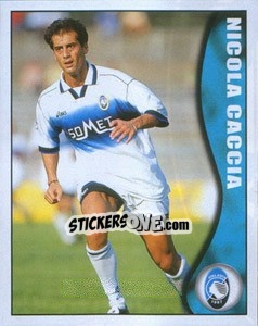 Sticker Nicola Caccia - Calcio 1997-1998 - Merlin