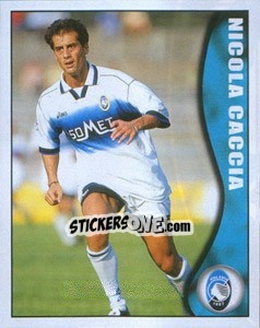 Sticker Nicola Caccia - Calcio 1997-1998 n. 4 - Merlin