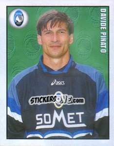 Sticker Davide Pinato - Calcio 1997-1998 n. 9 - Merlin