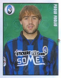 Sticker Paolo Foglio - Calcio 1997-1998 - Merlin