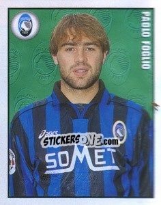 Sticker Paolo Foglio - Calcio 1997-1998 n. 13 - Merlin