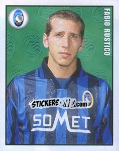 Figurina Fabio Rustico - Calcio 1997-1998 - Merlin