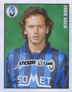 Sticker Fabio Gallo - Calcio 1997-1998 n. 18 - Merlin