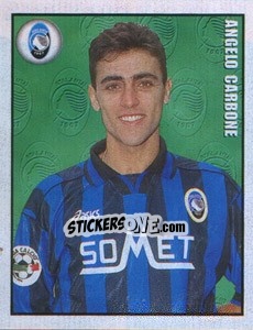 Figurina Angelo Carbone - Calcio 1997-1998 - Merlin