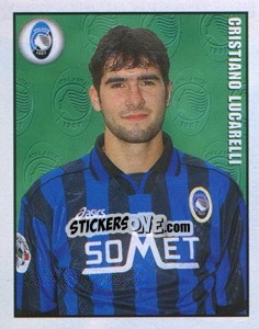 Sticker Cristiano Lucarelli - Calcio 1997-1998 n. 23 - Merlin