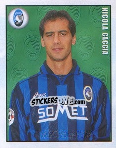 Sticker Nicola Caccia - Calcio 1997-1998 n. 24 - Merlin