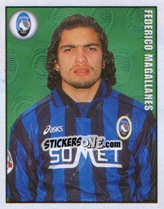 Sticker Federico Magallanes - Calcio 1997-1998 n. 25 - Merlin