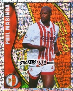 Sticker Phil Masinga - Calcio 1997-1998 - Merlin