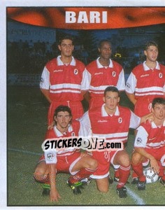 Cromo Bari team (left) - Calcio 1997-1998 - Merlin