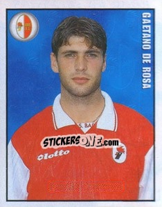 Sticker Gaetano De Rosa - Calcio 1997-1998 - Merlin