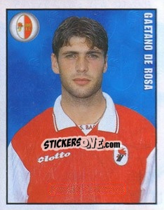 Sticker Gaetano De Rosa - Calcio 1997-1998 n. 33 - Merlin