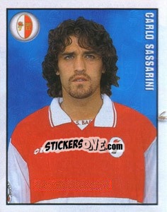 Sticker Carlo Sassarini - Calcio 1997-1998 n. 36 - Merlin