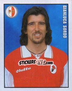 Sticker Gianluca Sordo - Calcio 1997-1998 n. 37 - Merlin