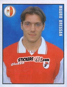 Figurina Mauro Bressan - Calcio 1997-1998 - Merlin