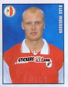 Cromo Klas Ingesson - Calcio 1997-1998 - Merlin