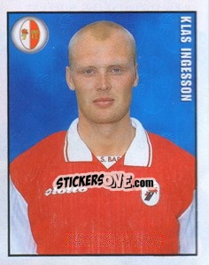 Sticker Klas Ingesson - Calcio 1997-1998 n. 39 - Merlin