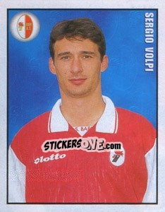 Sticker Sergio Volpi - Calcio 1997-1998 n. 40 - Merlin