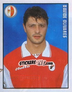 Sticker Davide Olivares - Calcio 1997-1998 n. 43 - Merlin
