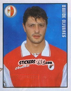 Figurina Davide Olivares - Calcio 1997-1998 - Merlin