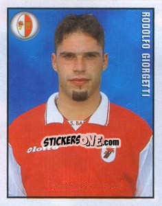 Sticker Rodolfo Giorgetti - Calcio 1997-1998 n. 44 - Merlin