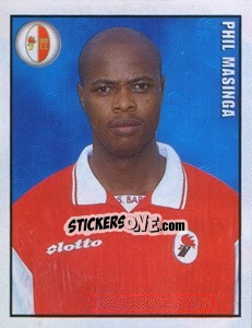 Sticker Phil Masinga - Calcio 1997-1998 - Merlin