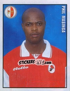 Figurina Phil Masinga - Calcio 1997-1998 - Merlin