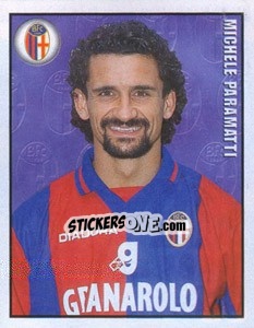 Sticker Michele Paramatti - Calcio 1997-1998 - Merlin