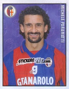 Sticker Michele Paramatti - Calcio 1997-1998 n. 55 - Merlin