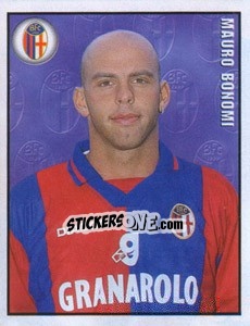 Figurina Mauro Bonomi - Calcio 1997-1998 - Merlin