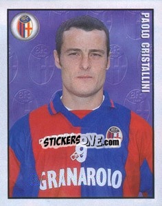Sticker Paolo Cristallini - Calcio 1997-1998 n. 61 - Merlin