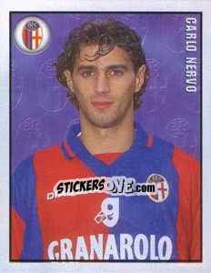 Figurina Carlo Nervo - Calcio 1997-1998 - Merlin