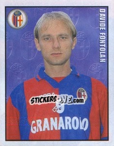 Sticker Davide Fontolan - Calcio 1997-1998 - Merlin