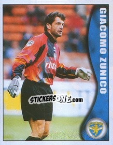 Sticker Giacomo Zunico - Calcio 1997-1998 - Merlin