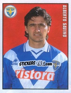 Figurina Alberto Savino - Calcio 1997-1998 - Merlin